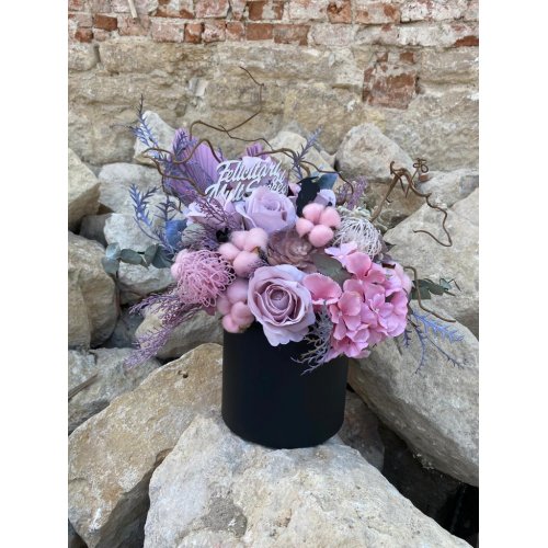 Aranjament absolvire cu flori artificiale Aranjament absolvire cu flori artificiale