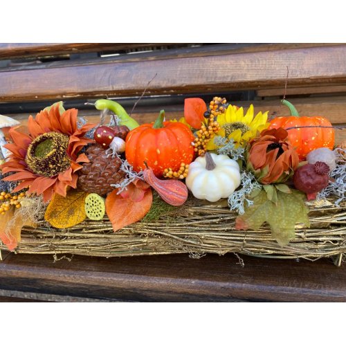 Aranjament permanent de toamna Lungime 50 cm
