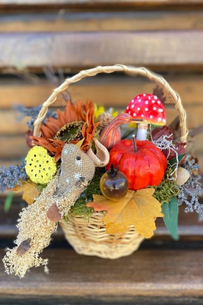 Aranjament de toamna in cos