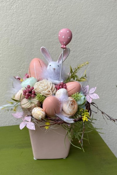 Aranjament de pasti permanent Bunny