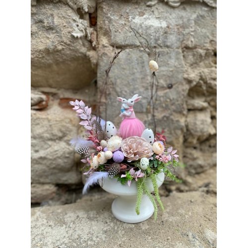 Aranjamente de pasti Aranjament permanent de pasti in vas ceramic Innaltime apox 40 cm Latime 25 cm Aranjamente de pasti Aranjament permanent de pasti in vas ceramic Innaltime apox 40 cm Latime 25 cm