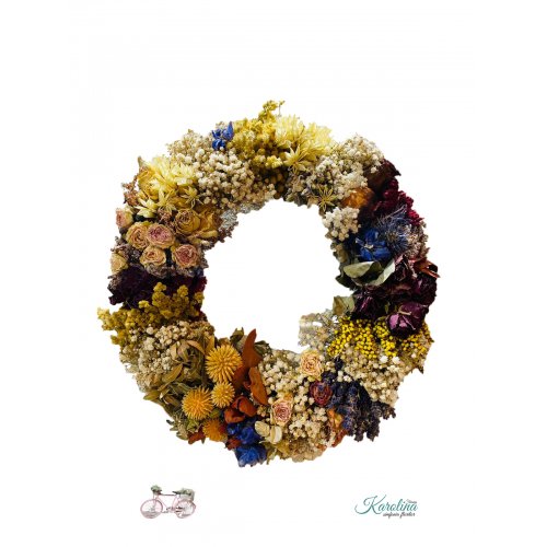 Coronita cu flori uscate Coronita cu flori uscate