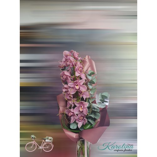 Buchet de mana Orhideea Cymbidium