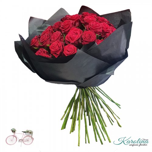 Buchet 51 trandafiri Red Naomi